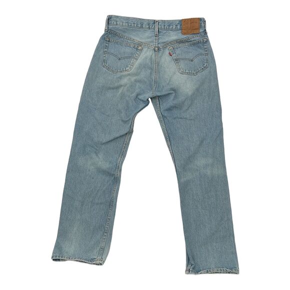 vintage Levi’s 501 Jeans 36x30 medium Wash Made in USA Button Fly 90s 1996 - Picture 5 of 10